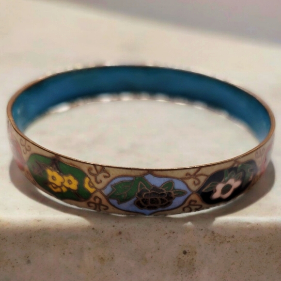 unknown Jewelry - Chinese Enamel Cloisonne Bracelet